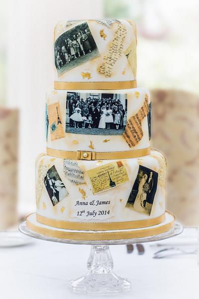 A cake of memories. - Cake by Sugar, Ice and All Things Nice