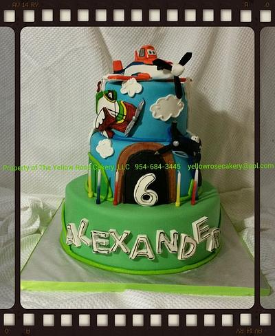 Planes - Cake by The Yellow Rose Cakery, LLC
