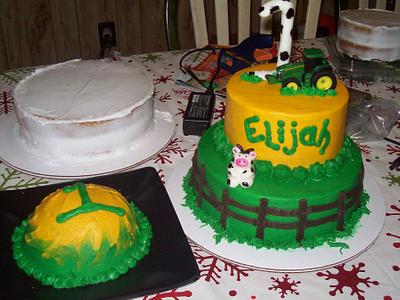 John Deere 1st bday - Cake by AneliaDawnCakes