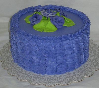 Purple Ruffles - Cake by DoobieAlexander