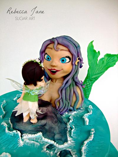 Curiosity: Mermaid meets Fairy - Cake by Rebecca Jane Sugar Art