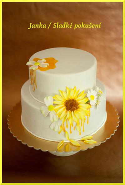 Sunflower wedding cake - Cake by Janka / Sladke pokuseni