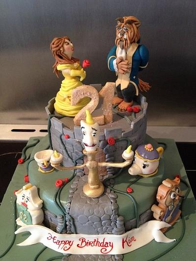Beauty & the Beast - Cake by Gilliandunphy