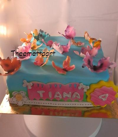 Happy butterfly cake  - Cake by Blueeyedcakegirl
