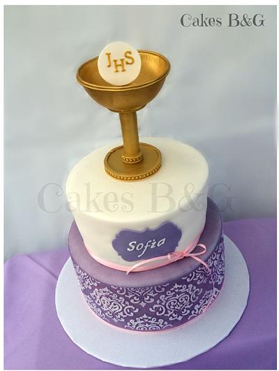 First Communion cake - Cake by Laura Barajas 