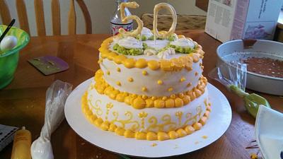 Anniversary Cake - Cake by Justine