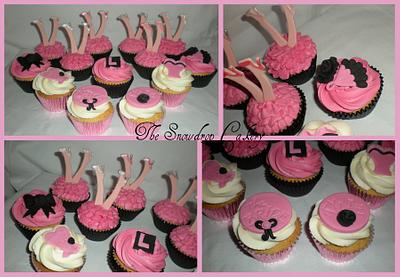 hen night burlesque cupcakes - Cake by The Snowdrop Cakery