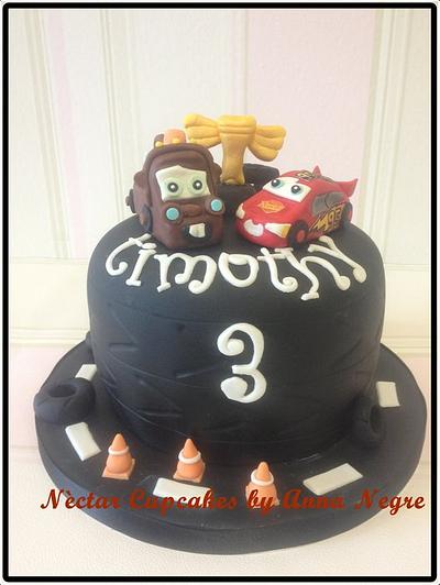 Wheel Cars Cake - Cake by nectarcupcakes