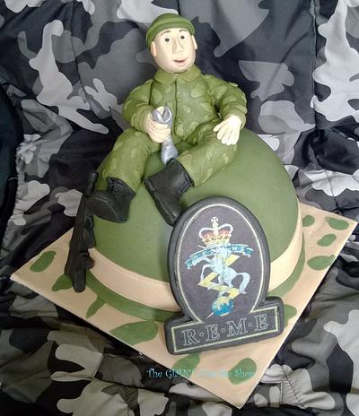 soldier cake - Cake by Amelia Rose Cake Studio