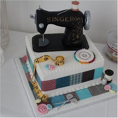 Love of Sewing - Cake by Mrs Millie's