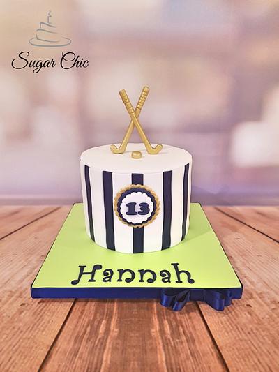 Field Hockey Birthday Cake - Cake by Sugar Chic