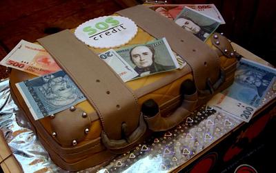 suitcase - Cake by Danguole