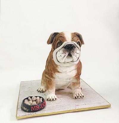 English bulldog cake - Cake by Dsweetcakery