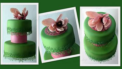 Wedding cake Magnolia - Cake by Cake Your Day (Susana van Welbergen)