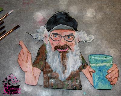 Hey...Handpainted Si Robertson - Cake by Enticing Cakes Inc.