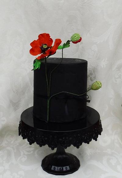 Poppy sugar paste - Cake by Torturi de poveste