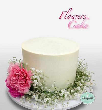 FLOWERS CAKE MEDELLIN - Cake by Dulcepastel.com