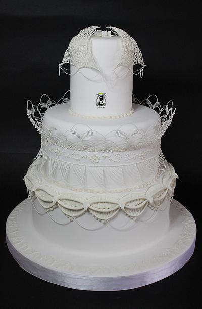 Victorian Total White - Cake by ARISTOCRATICAKES - cake design by Dora Luca