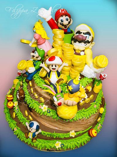 The super Mario gang - Cake by filippa zingale