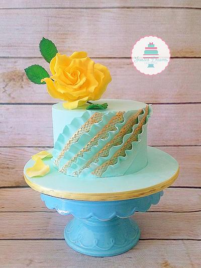 simple & sweet - Cake by Frosted Dreams 