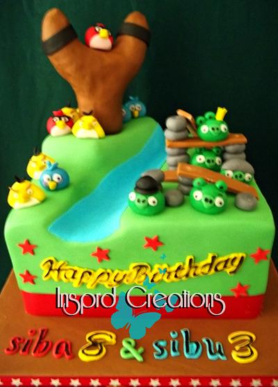 Angry Birds - Fun Piggies - Cake by Willene Clair Venter