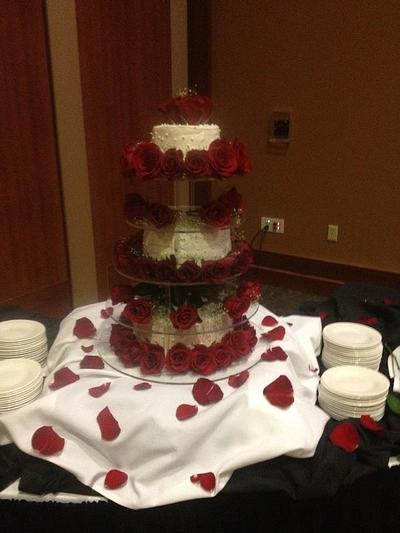 Wedding Cake  - Cake by Cakeolicious