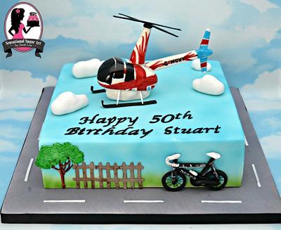 Helicopter themed cake - Cake by Sensational Sugar Art by Sarah Lou