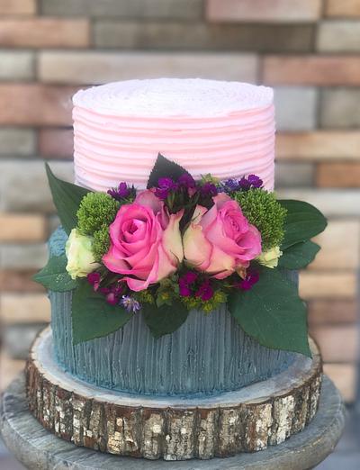 Floral Birthday Cake - Cake by Veronica Matteson