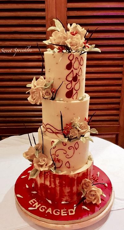 Aura of Grandeur  - Cake by Deepa Pathmanathan