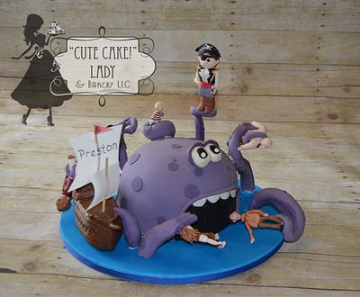 Octopus mayham - Cake by "Cute Cake!" Lady (Carol Seng)