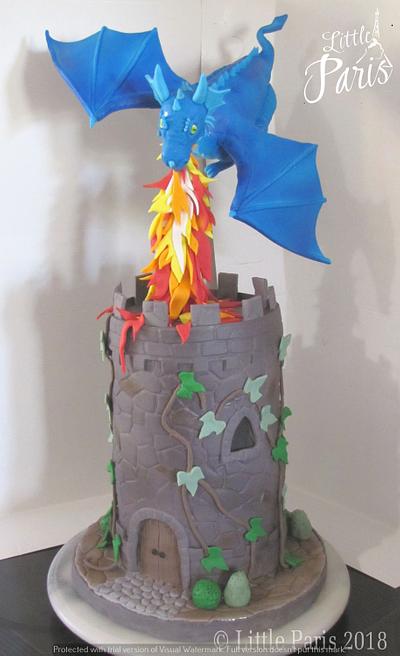 Gravity defying flying dragon cake - Cake by Natascha Vilonel