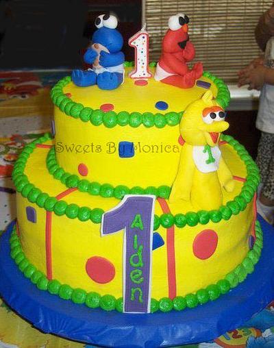 Sesame Street Babies 1st Birthday - Cake by Sweets By Monica