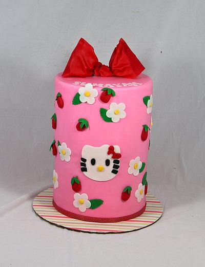 Hello kitty birthday cake - Cake by soods