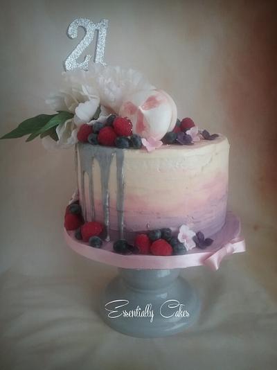 Berries and buttercream - Cake by Essentially Cakes