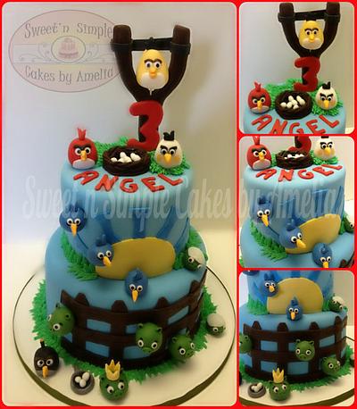 Angry Birds - Cake by cakermom