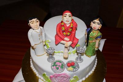 Anniversary cake made for the devotees of shri shirdi sai baba - Cake by  Veena Aravind