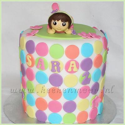 A fun Dora cake - Cake by KEEK&MOOR