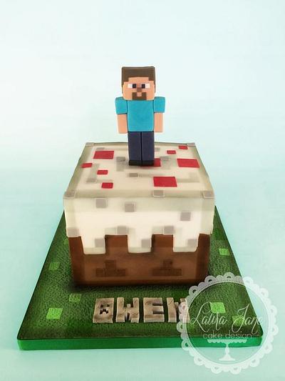 Minecraft "cake" cake - Cake by Laura Davis