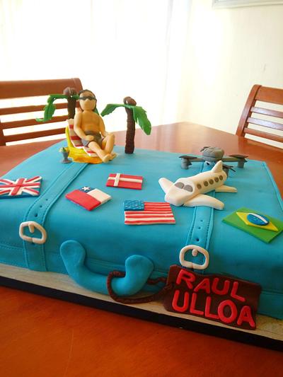 I love to travel - Cake by Silvana Dri Cakes