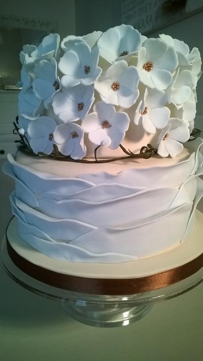 Rustic Birthday Cake - Cake by Combe Cakes