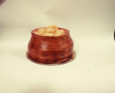 Rasmalai whipped cream pot - Cake by aayotee mukhopadhyay
