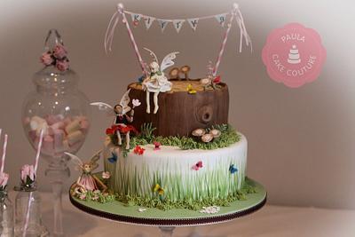 Garden Flower Fairies  - Cake by Paulacakecouture