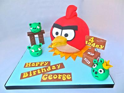 Angry Birds - Cake by The Billericay Cake Company