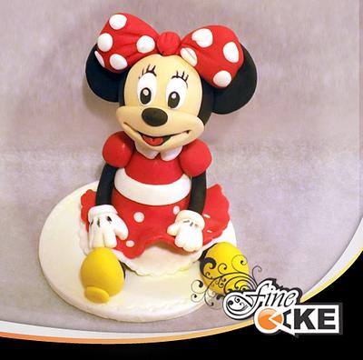 Minnie Mouse Cake Topper - Cake by Fine cake ketering