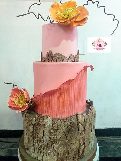 Tree bark texture - Cake by Monica Lilian Batalla