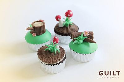 Woodland/Forest Cupcakes - Cake by Guilt Desserts