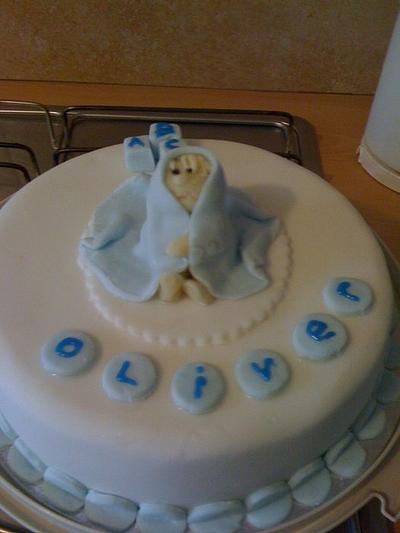 Baby Oliver Cake - Cake by Love it cakes