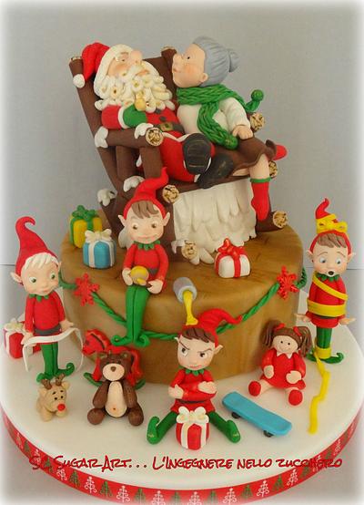Waiting for Christmas  - Cake by Sc Sugar Art L'ingegnere nello Zucchero