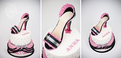 Shoe - Cake by Magdalena_S