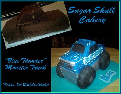 Blue Thunder Monster Truck Cake - Cake by Shey Jimenez